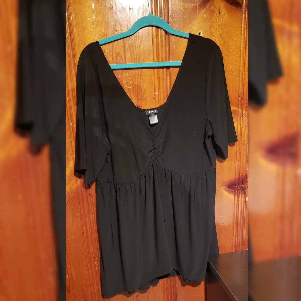 Torrid Black Blouse